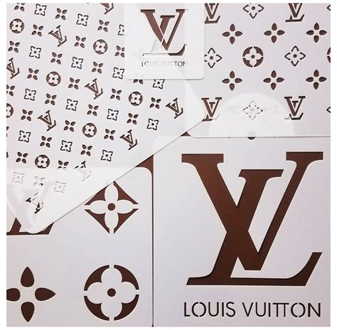 lv nail stencil